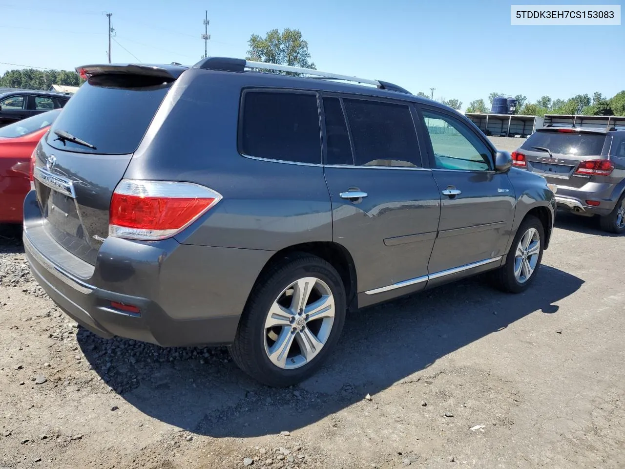 2012 Toyota Highlander Limited VIN: 5TDDK3EH7CS153083 Lot: 61954744