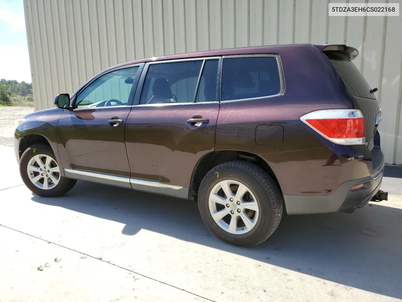 5TDZA3EH6CS022168 2012 Toyota Highlander Base