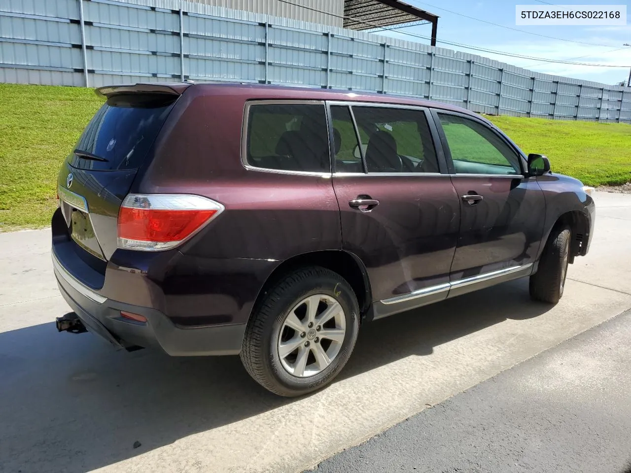 5TDZA3EH6CS022168 2012 Toyota Highlander Base