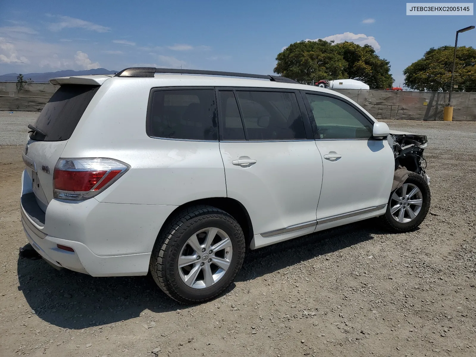 2012 Toyota Highlander Hybrid VIN: JTEBC3EHXC2005145 Lot: 62866944