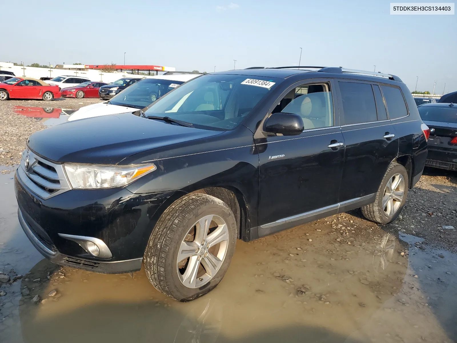 2012 Toyota Highlander Limited VIN: 5TDDK3EH3CS134403 Lot: 63091384