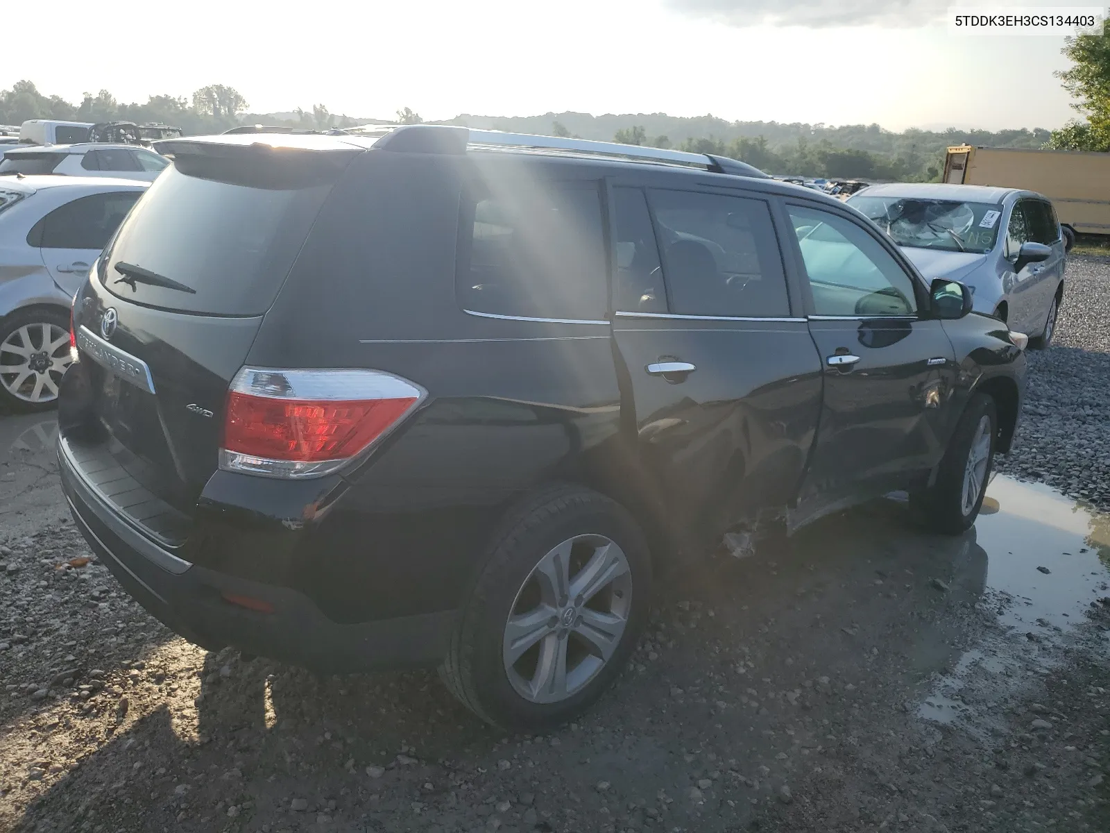 2012 Toyota Highlander Limited VIN: 5TDDK3EH3CS134403 Lot: 63091384