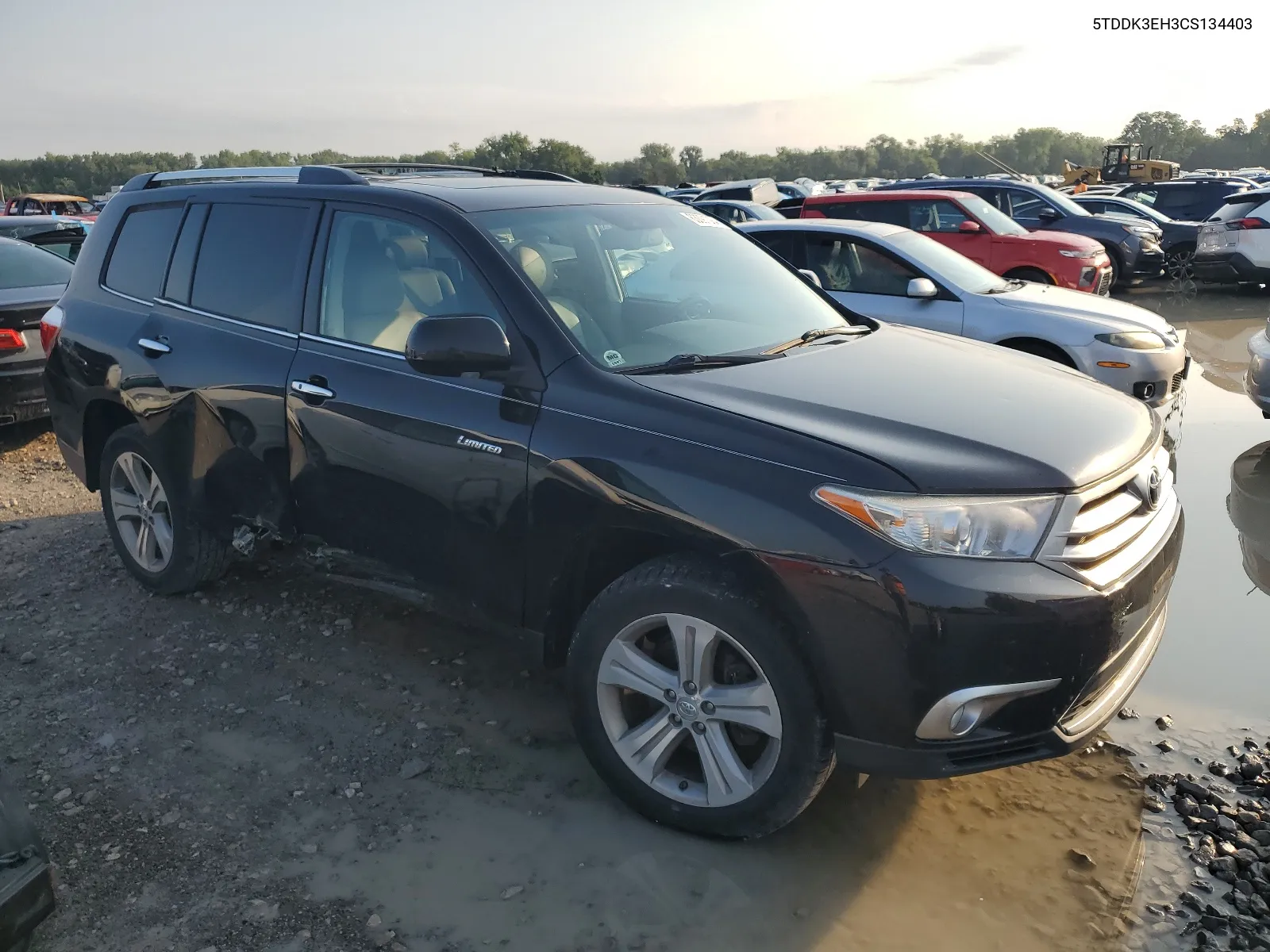 2012 Toyota Highlander Limited VIN: 5TDDK3EH3CS134403 Lot: 63091384