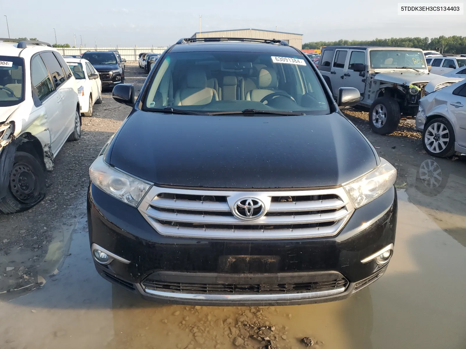 2012 Toyota Highlander Limited VIN: 5TDDK3EH3CS134403 Lot: 63091384