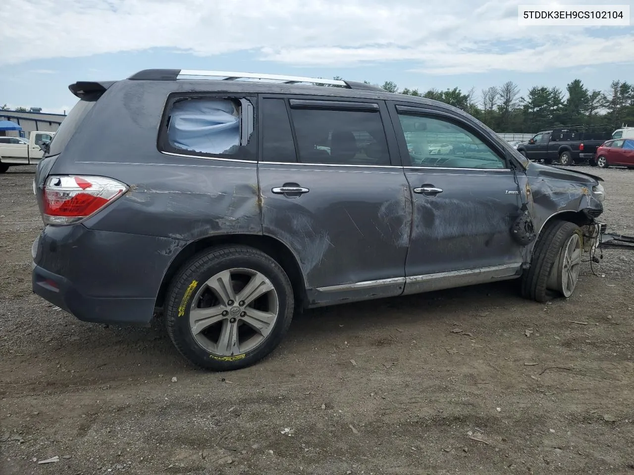 2012 Toyota Highlander Limited VIN: 5TDDK3EH9CS102104 Lot: 63140884