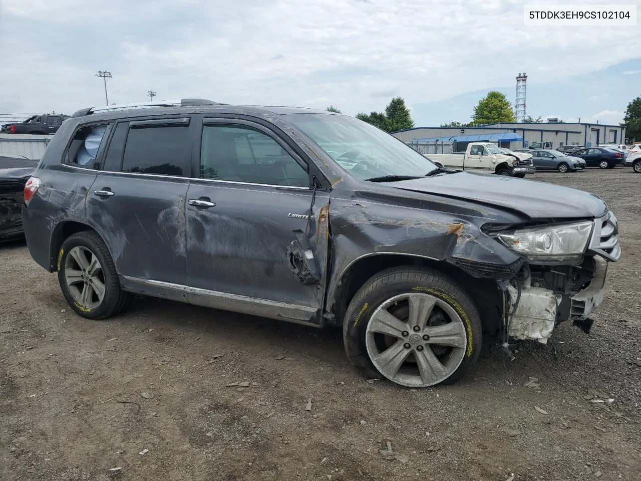 5TDDK3EH9CS102104 2012 Toyota Highlander Limited