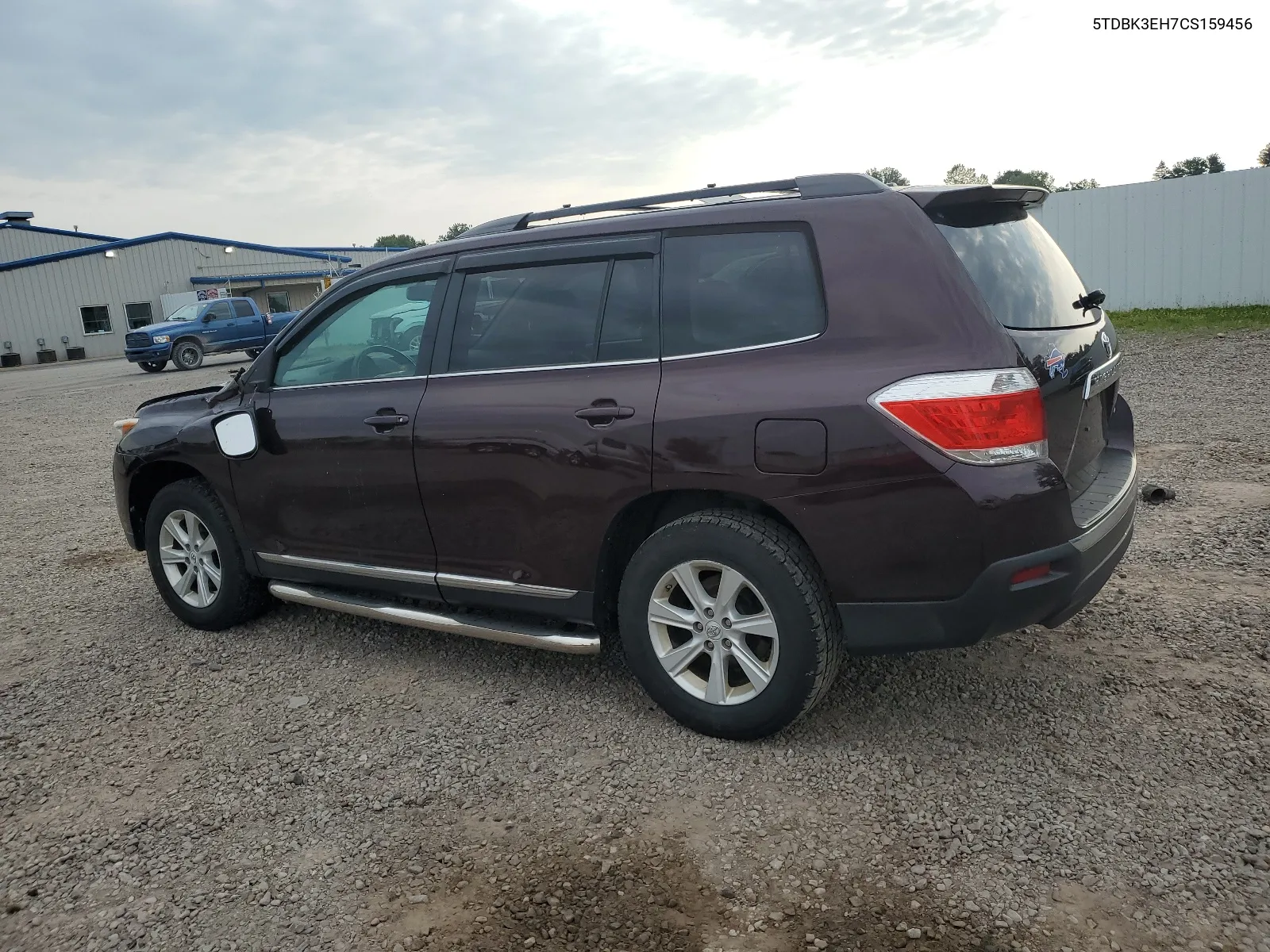 2012 Toyota Highlander Base VIN: 5TDBK3EH7CS159456 Lot: 64057904