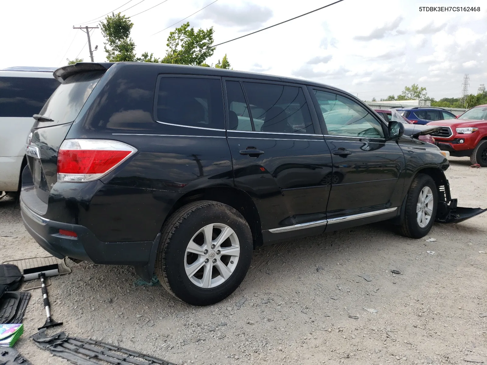 2012 Toyota Highlander Base VIN: 5TDBK3EH7CS162468 Lot: 64098754