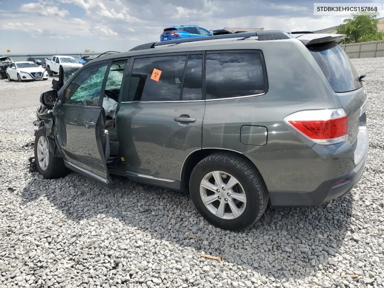 5TDBK3EH9CS157868 2012 Toyota Highlander Base