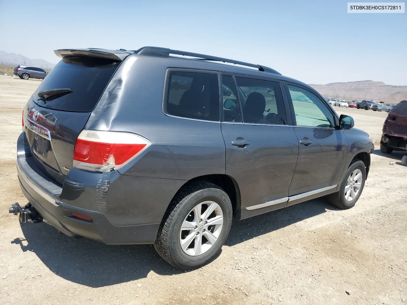 2012 Toyota Highlander Base VIN: 5TDBK3EH0CS172811 Lot: 65136714