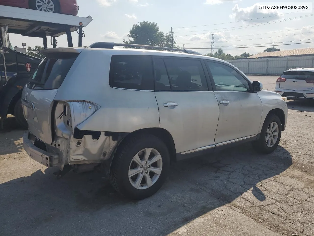 2012 Toyota Highlander Base VIN: 5TDZA3EH9CS030393 Lot: 65325384