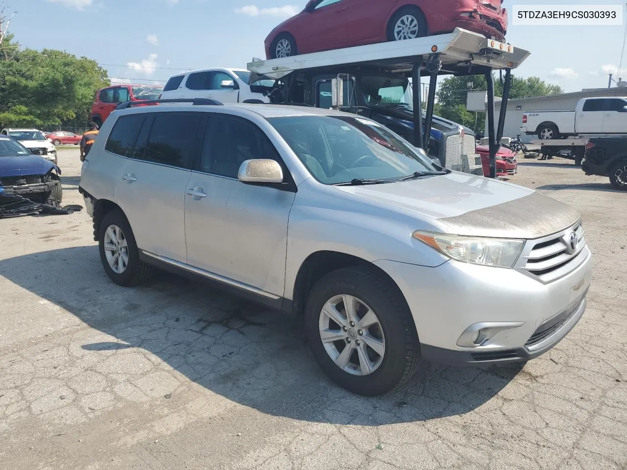 2012 Toyota Highlander Base VIN: 5TDZA3EH9CS030393 Lot: 65325384