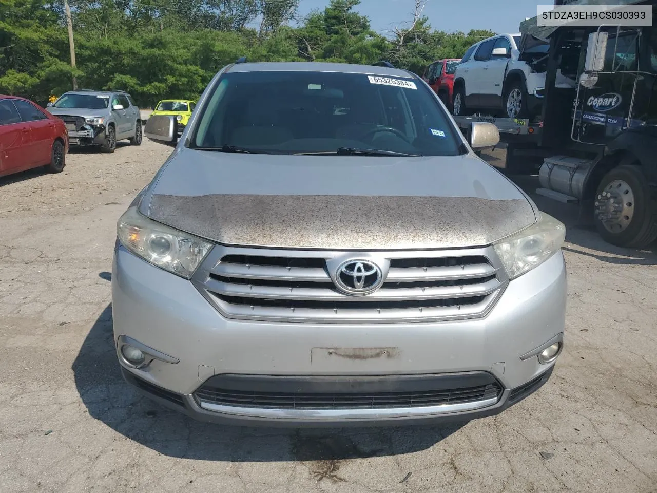 2012 Toyota Highlander Base VIN: 5TDZA3EH9CS030393 Lot: 65325384