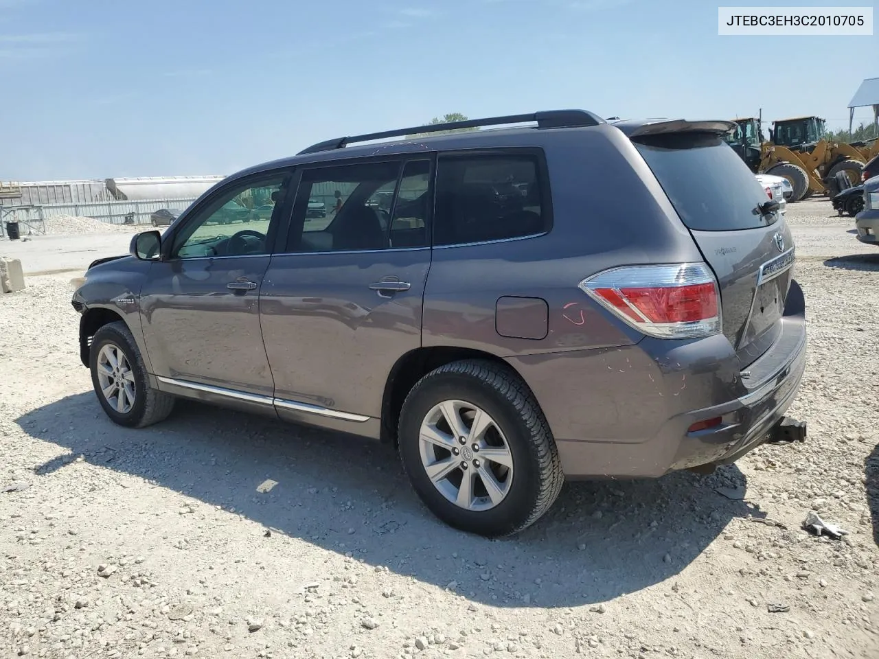 2012 Toyota Highlander Hybrid VIN: JTEBC3EH3C2010705 Lot: 66201584