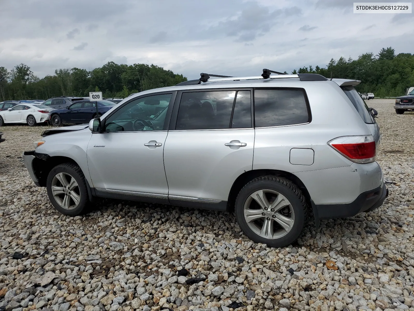 2012 Toyota Highlander Limited VIN: 5TDDK3EH0CS127229 Lot: 67600134