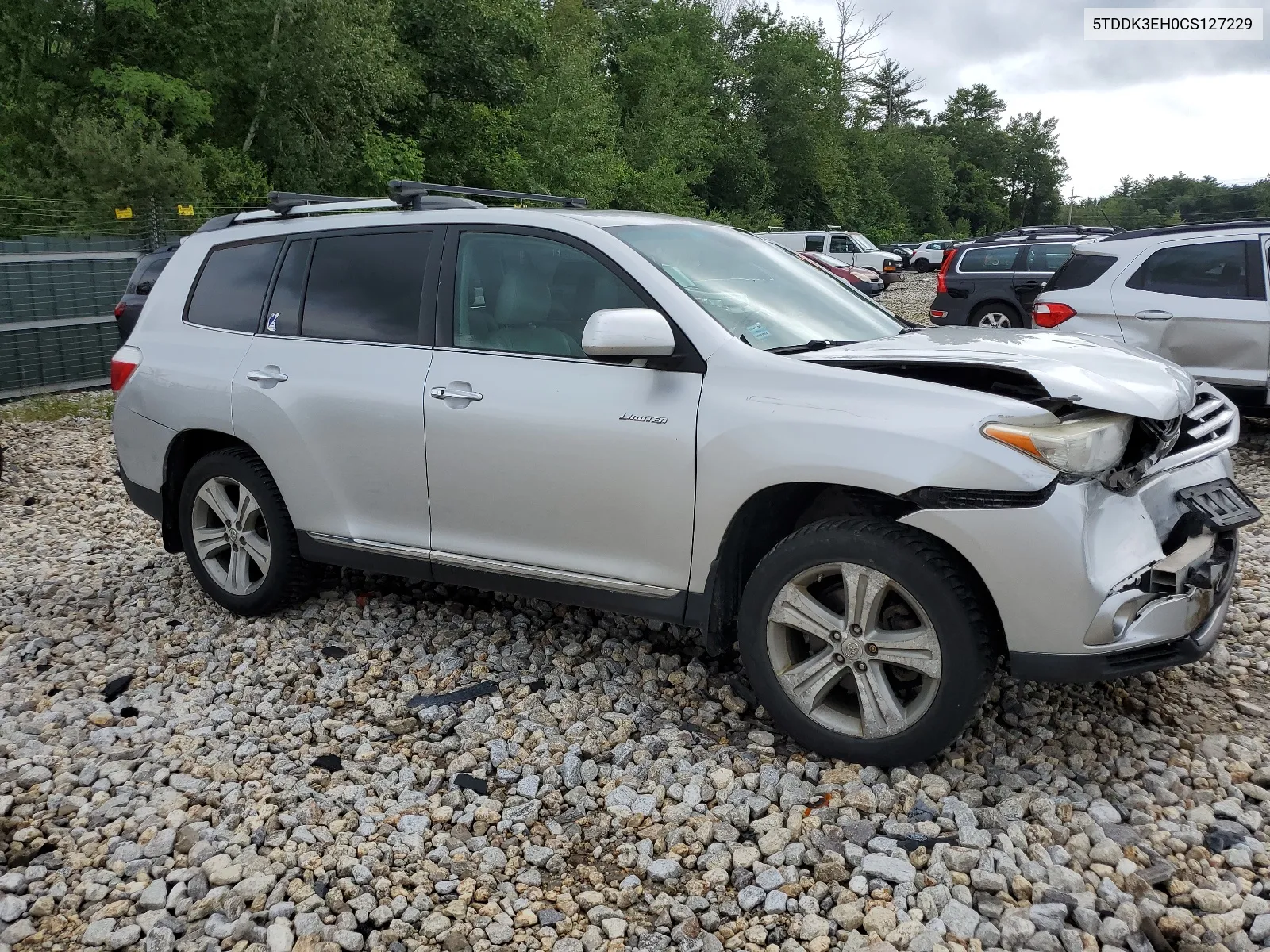 2012 Toyota Highlander Limited VIN: 5TDDK3EH0CS127229 Lot: 67600134