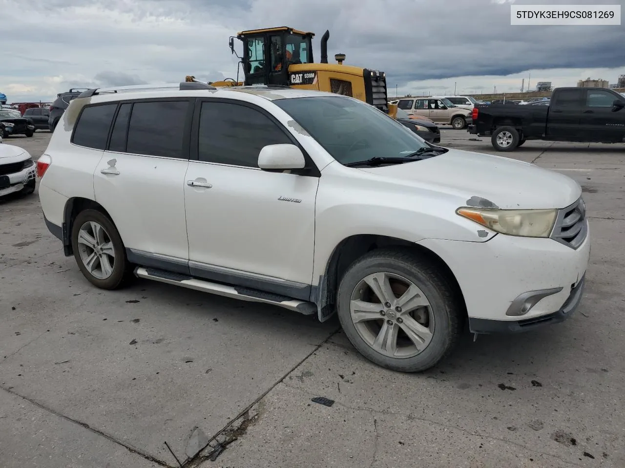 2012 Toyota Highlander Limited VIN: 5TDYK3EH9CS081269 Lot: 68138144