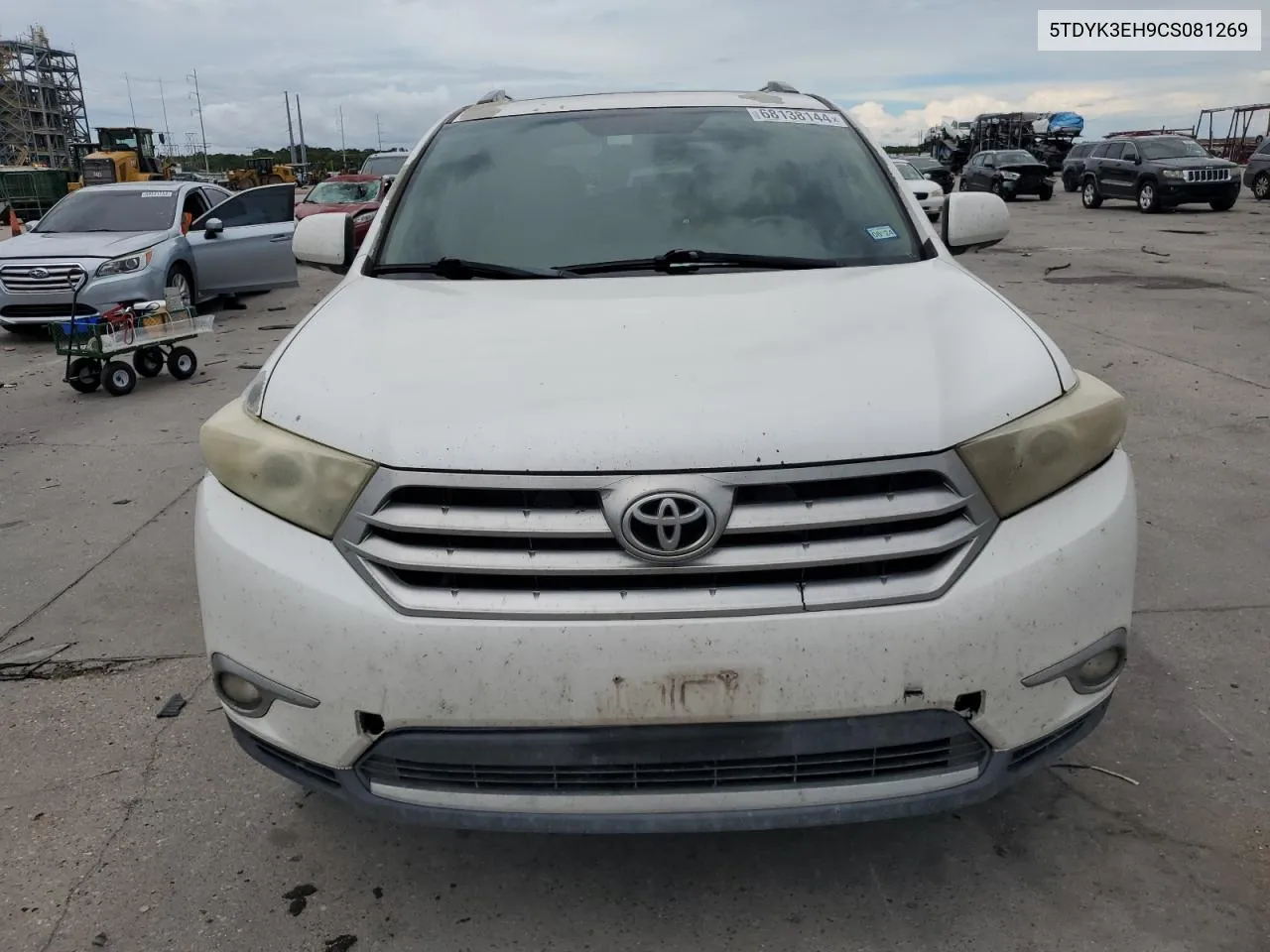 2012 Toyota Highlander Limited VIN: 5TDYK3EH9CS081269 Lot: 68138144