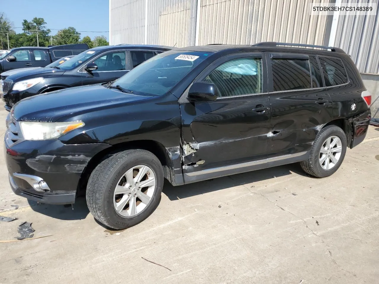 5TDBK3EH7CS148389 2012 Toyota Highlander Base