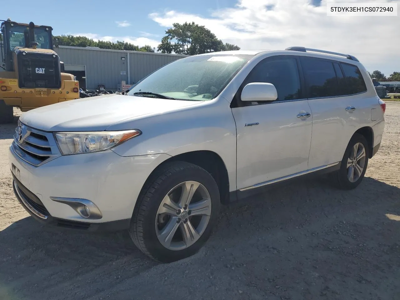 2012 Toyota Highlander Limited VIN: 5TDYK3EH1CS072940 Lot: 69170304