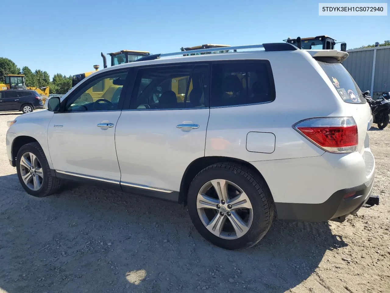 2012 Toyota Highlander Limited VIN: 5TDYK3EH1CS072940 Lot: 69170304