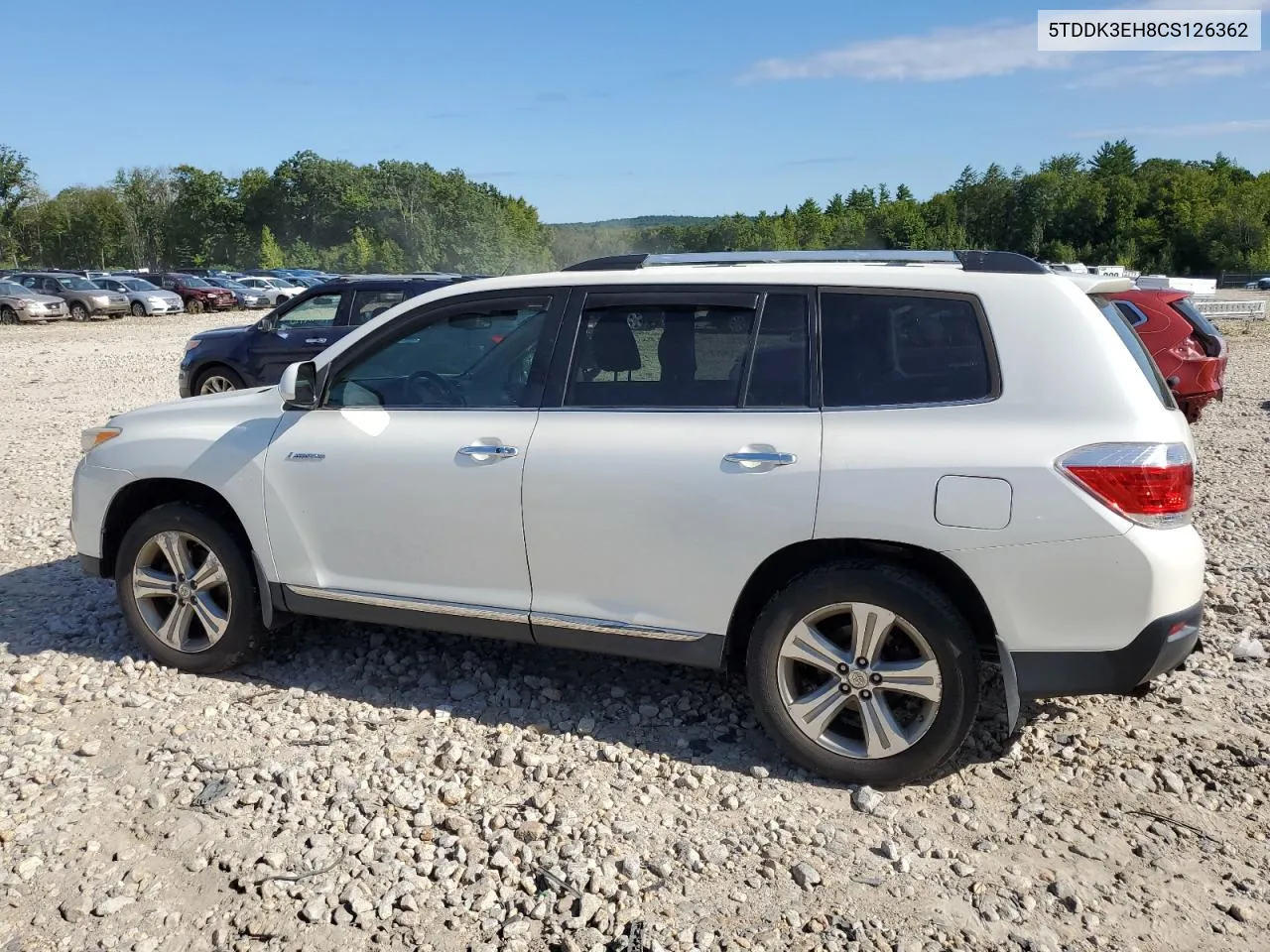 2012 Toyota Highlander Limited VIN: 5TDDK3EH8CS126362 Lot: 69293874