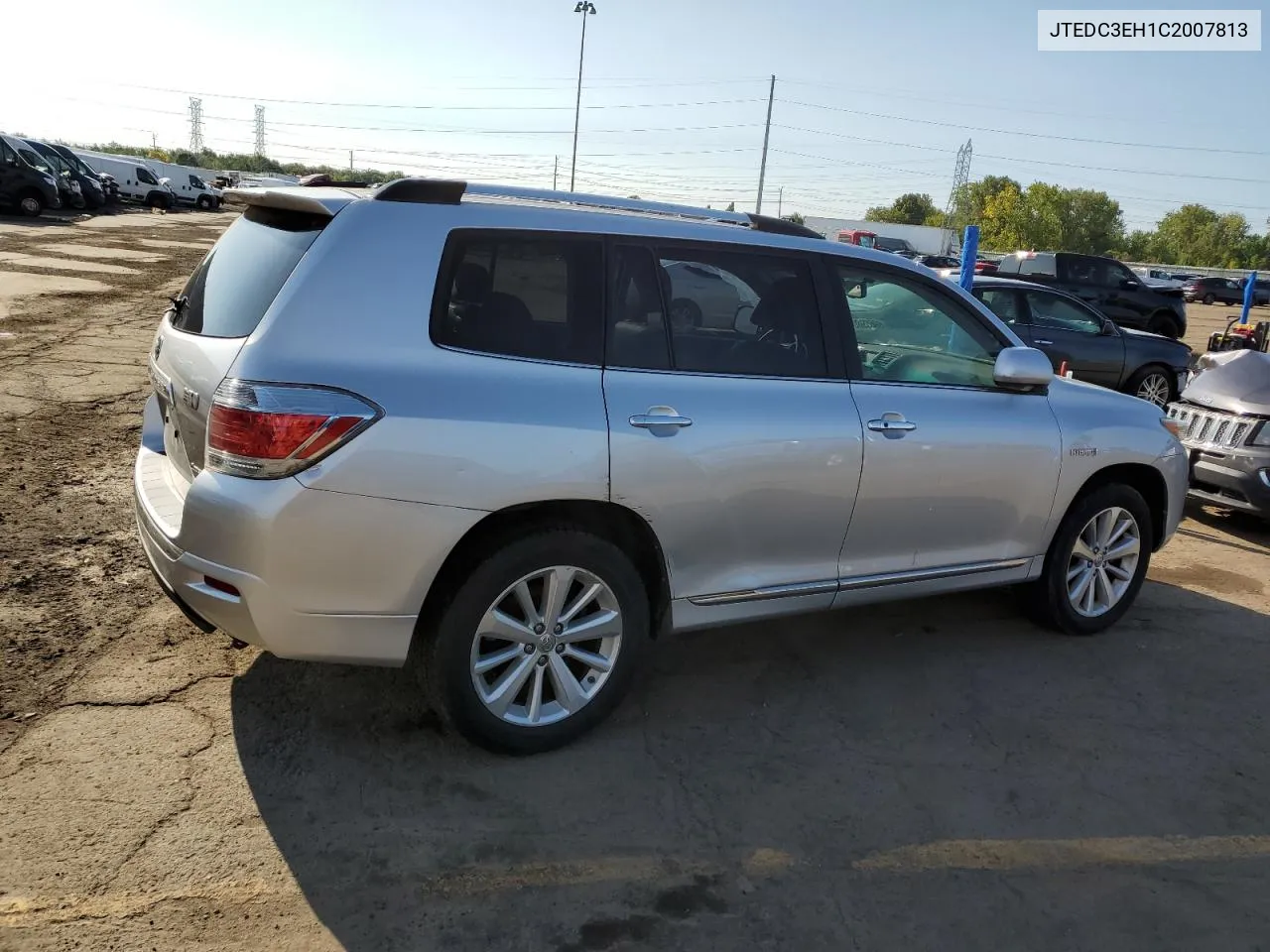 2012 Toyota Highlander Hybrid Limited VIN: JTEDC3EH1C2007813 Lot: 69659804