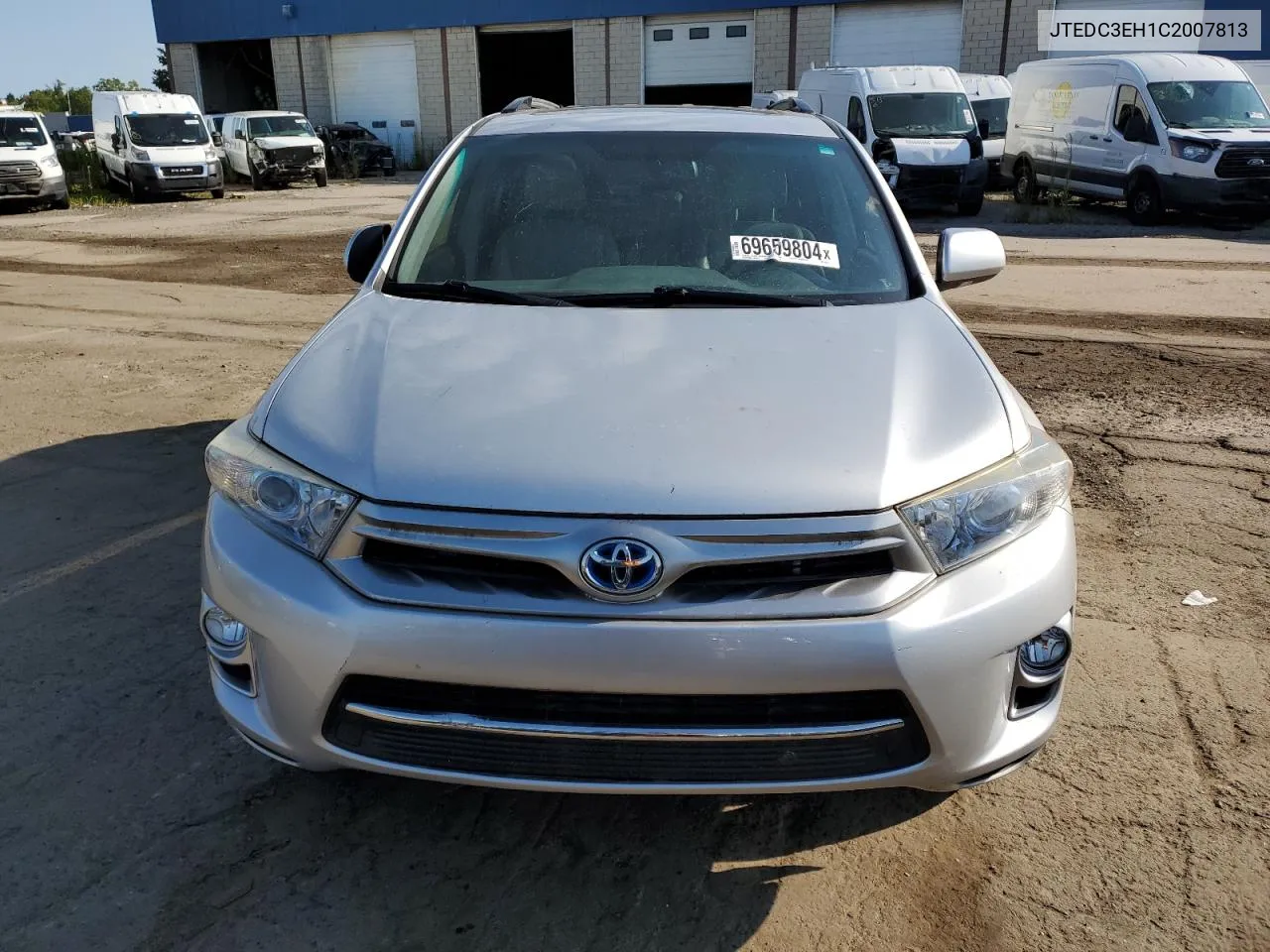 JTEDC3EH1C2007813 2012 Toyota Highlander Hybrid Limited