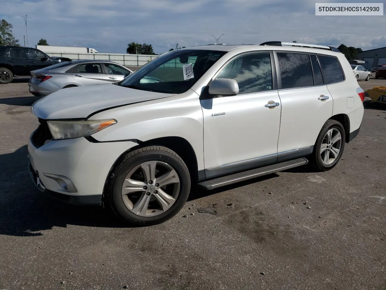 5TDDK3EH0CS142930 2012 Toyota Highlander Limited