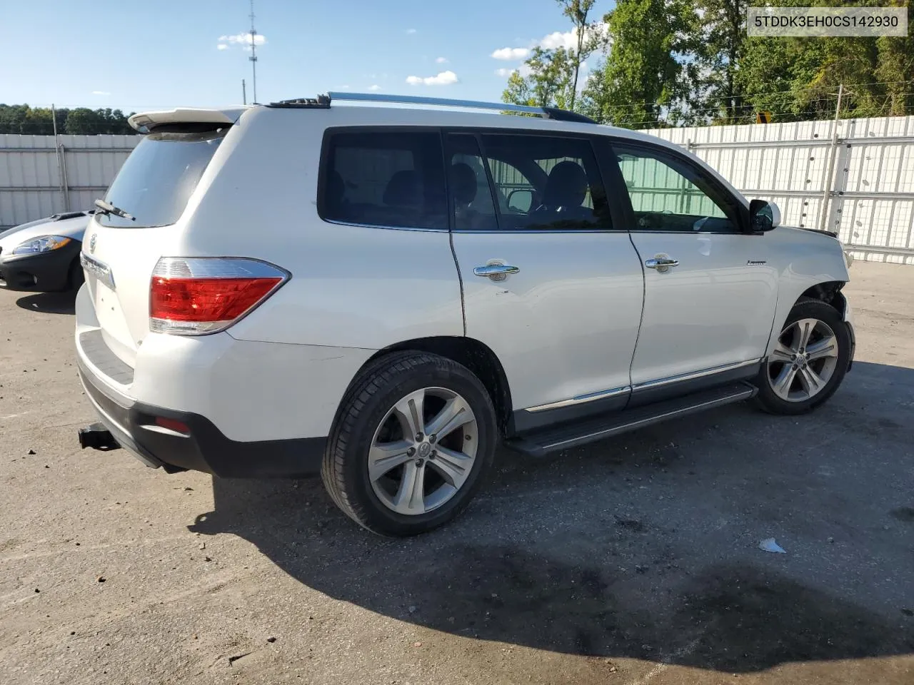 2012 Toyota Highlander Limited VIN: 5TDDK3EH0CS142930 Lot: 70082624