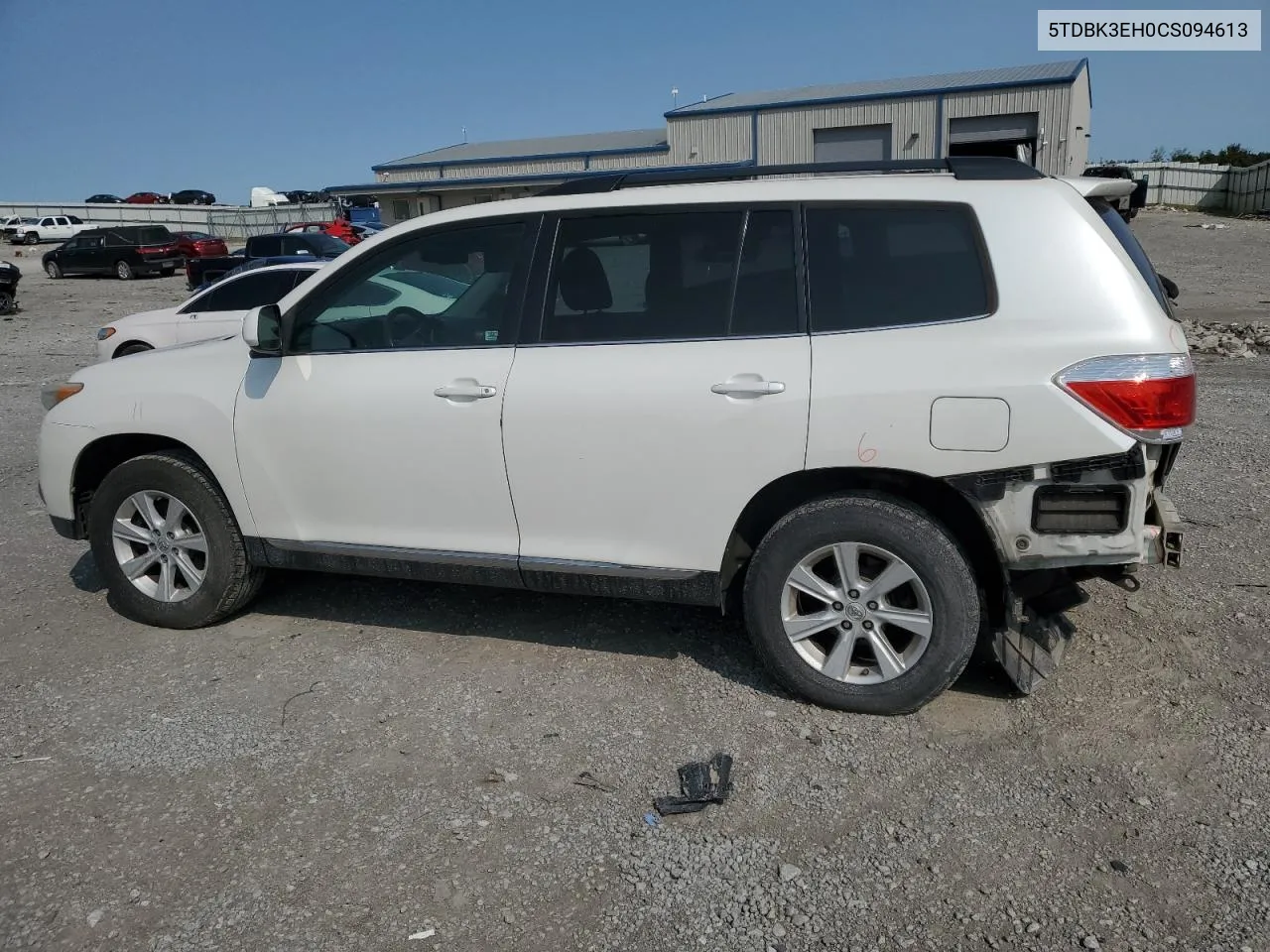 2012 Toyota Highlander Base VIN: 5TDBK3EH0CS094613 Lot: 70140494