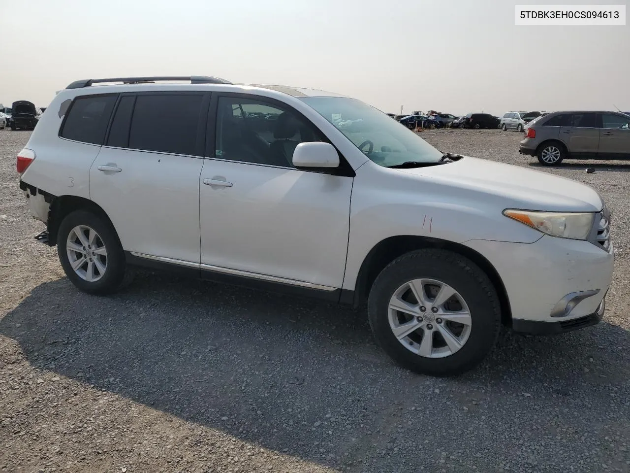 2012 Toyota Highlander Base VIN: 5TDBK3EH0CS094613 Lot: 70140494