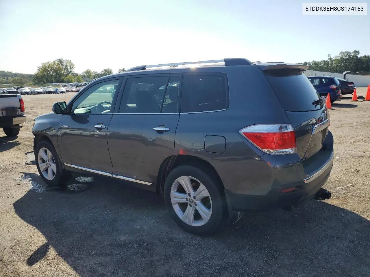 2012 Toyota Highlander Limited VIN: 5TDDK3EH8CS174153 Lot: 70588214