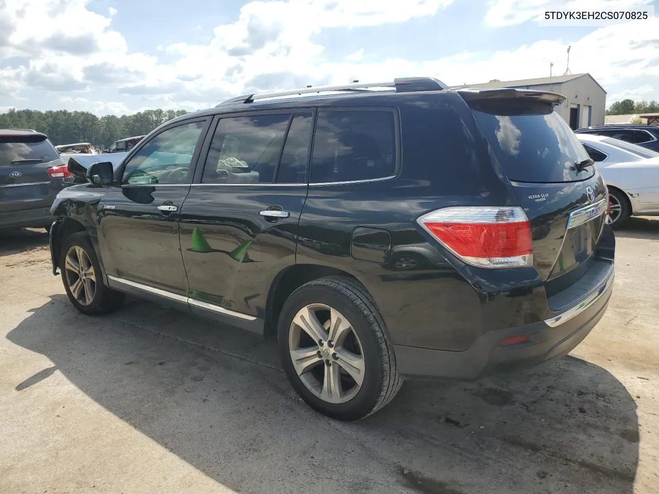 2012 Toyota Highlander Limited VIN: 5TDYK3EH2CS070825 Lot: 70600034