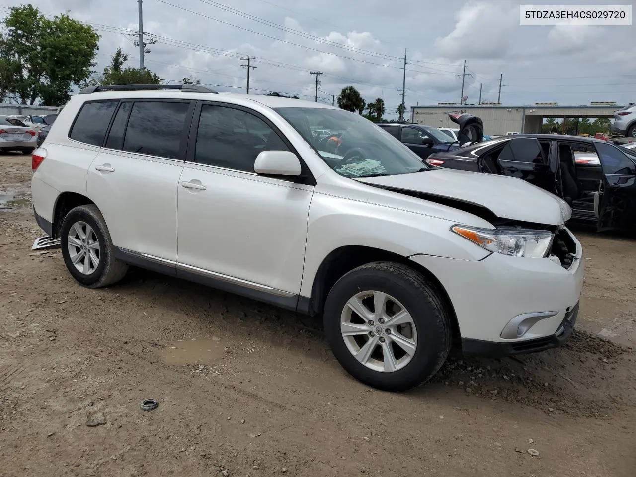 2012 Toyota Highlander Base VIN: 5TDZA3EH4CS029720 Lot: 70854554