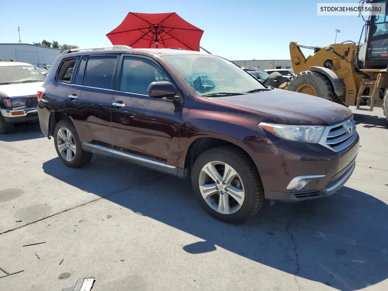 2012 Toyota Highlander Limited VIN: 5TDDK3EH6CS156380 Lot: 70868154