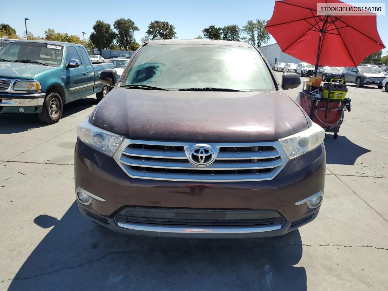 2012 Toyota Highlander Limited VIN: 5TDDK3EH6CS156380 Lot: 70868154