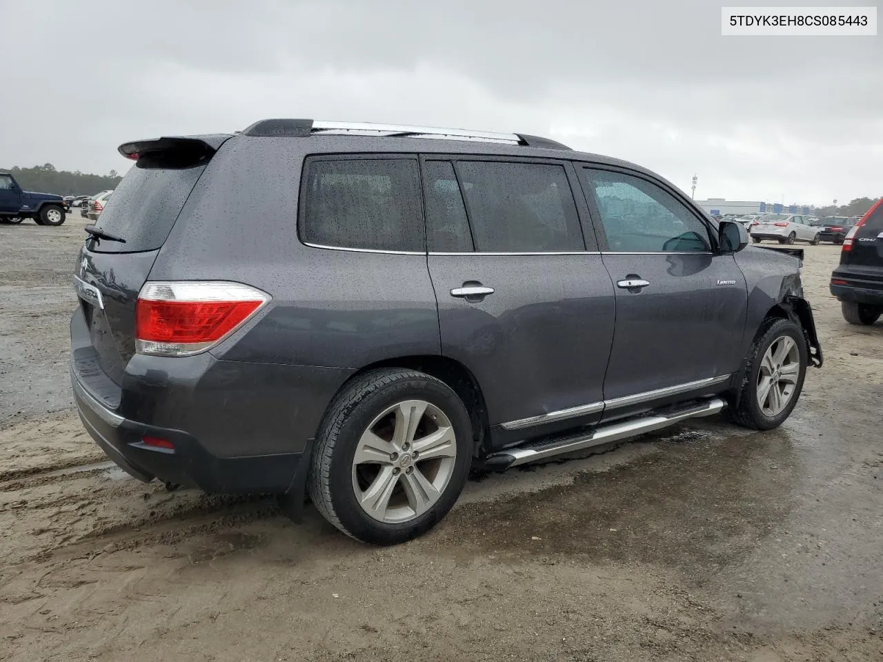 2012 Toyota Highlander Limited VIN: 5TDYK3EH8CS085443 Lot: 71064034