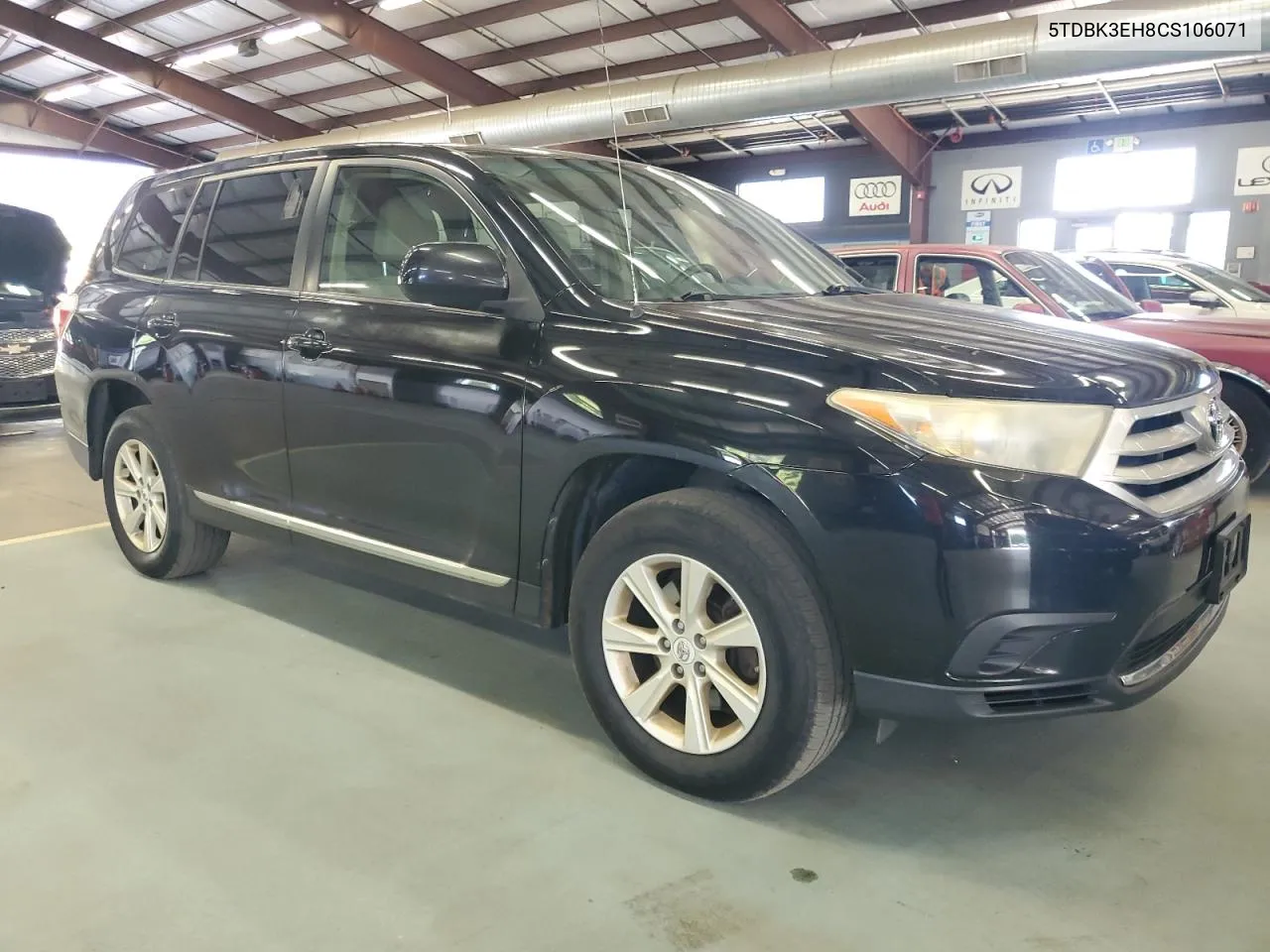 2012 Toyota Highlander Base VIN: 5TDBK3EH8CS106071 Lot: 71351294