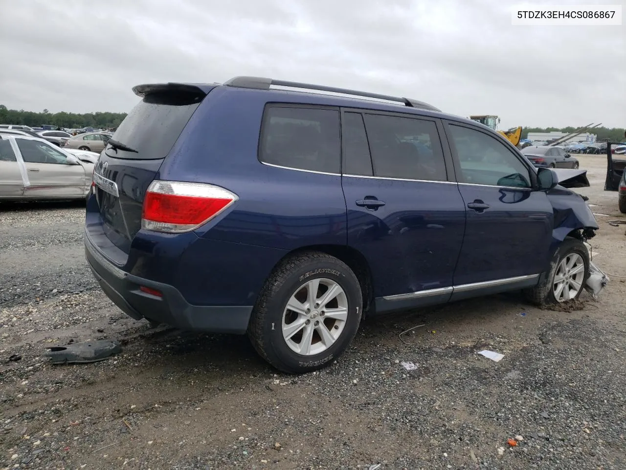 2012 Toyota Highlander Base VIN: 5TDZK3EH4CS086867 Lot: 71410284