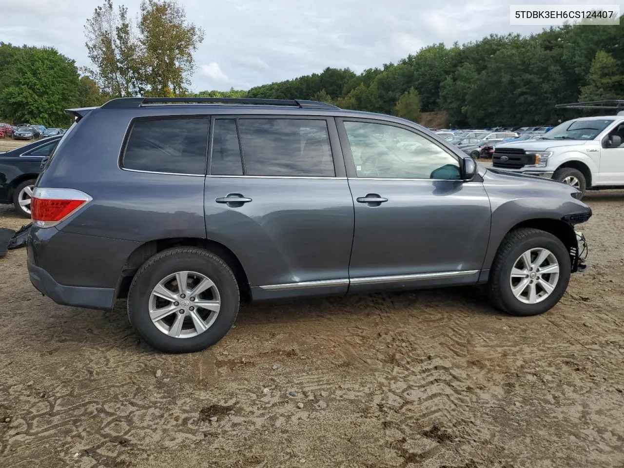 2012 Toyota Highlander Base VIN: 5TDBK3EH6CS124407 Lot: 71582824