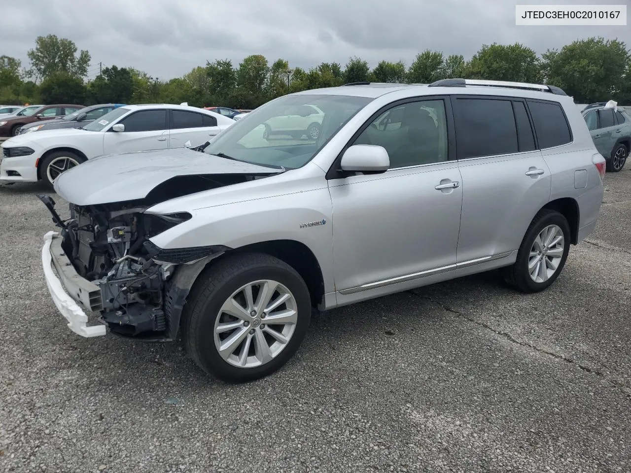 2012 Toyota Highlander Hybrid Limited VIN: JTEDC3EH0C2010167 Lot: 71652834