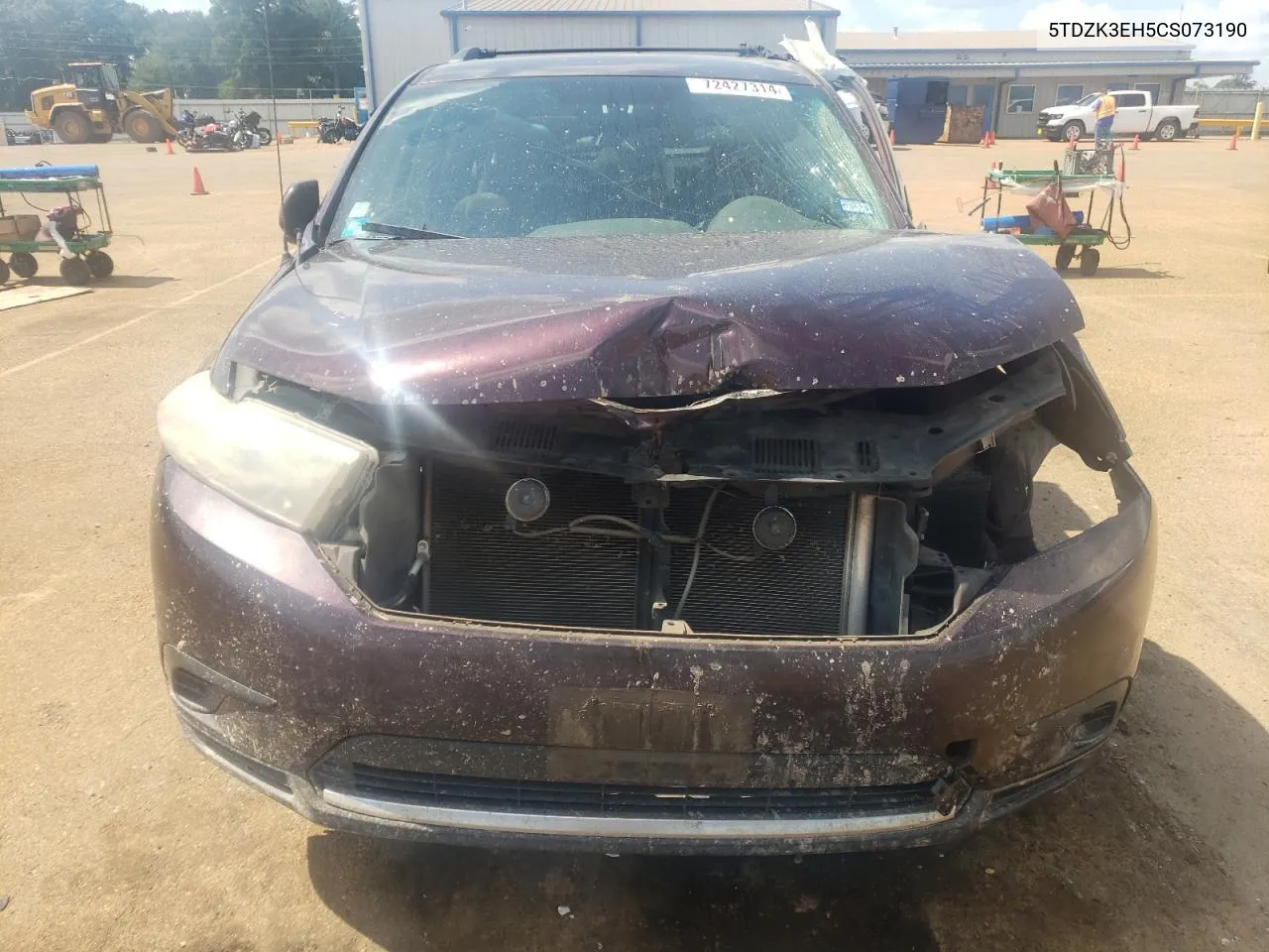 5TDZK3EH5CS073190 2012 Toyota Highlander Base