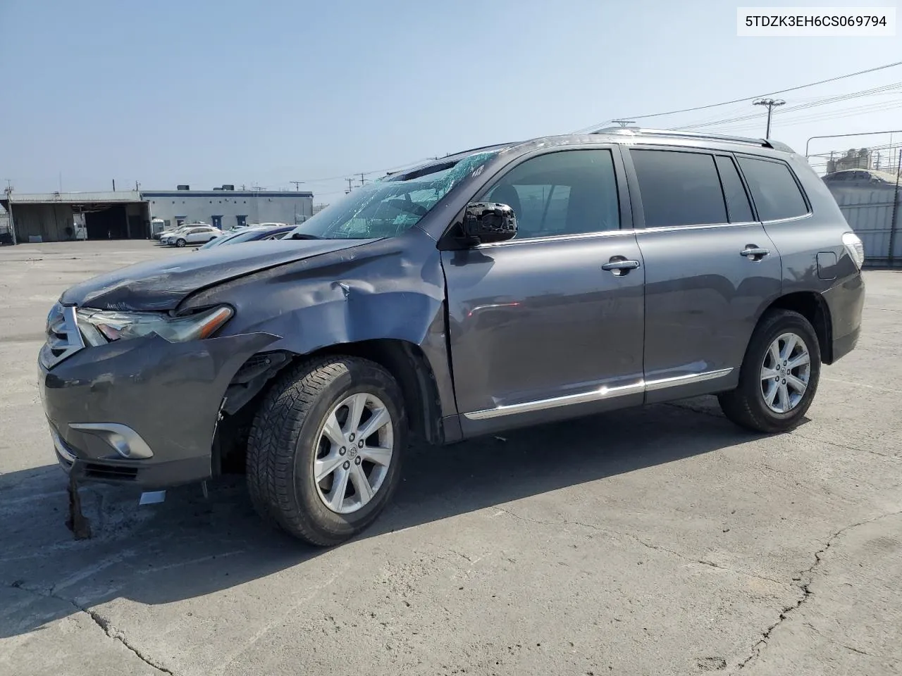 2012 Toyota Highlander Base VIN: 5TDZK3EH6CS069794 Lot: 72971494