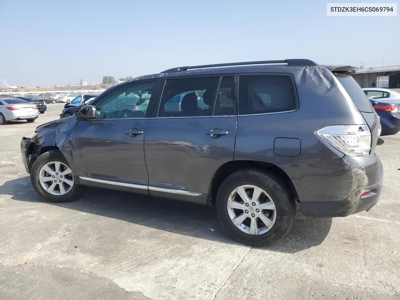 2012 Toyota Highlander Base VIN: 5TDZK3EH6CS069794 Lot: 72971494