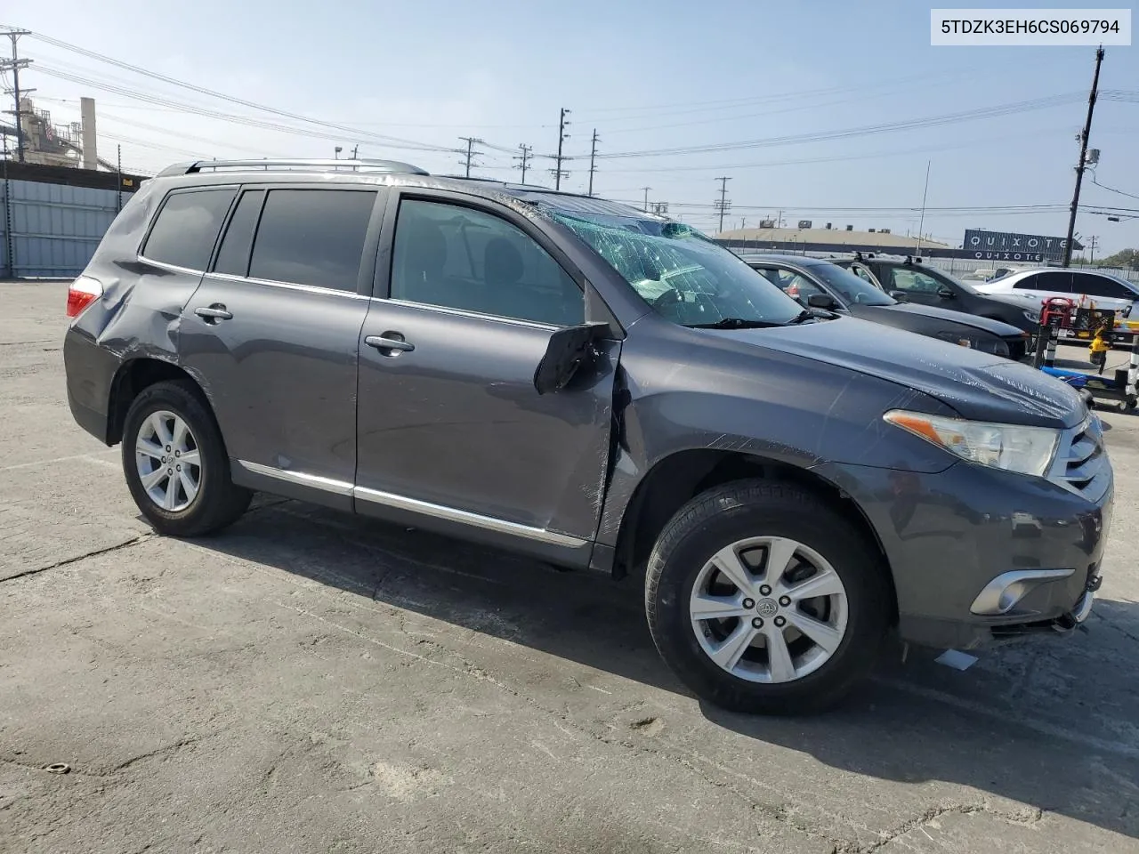 5TDZK3EH6CS069794 2012 Toyota Highlander Base