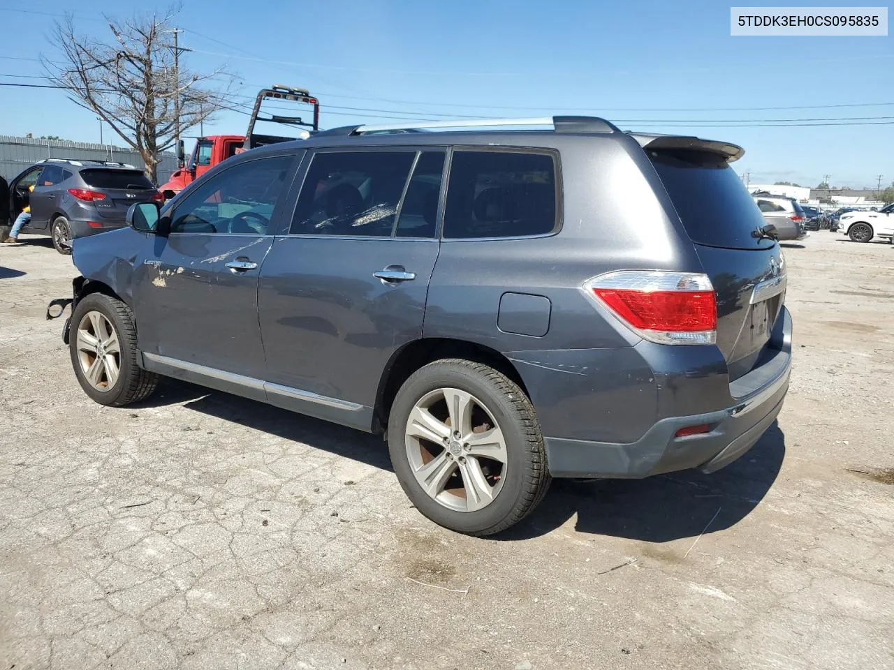 5TDDK3EH0CS095835 2012 Toyota Highlander Limited