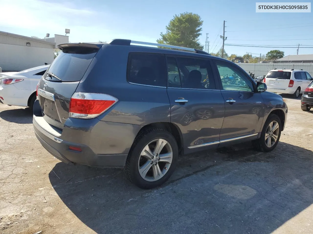 2012 Toyota Highlander Limited VIN: 5TDDK3EH0CS095835 Lot: 73032324