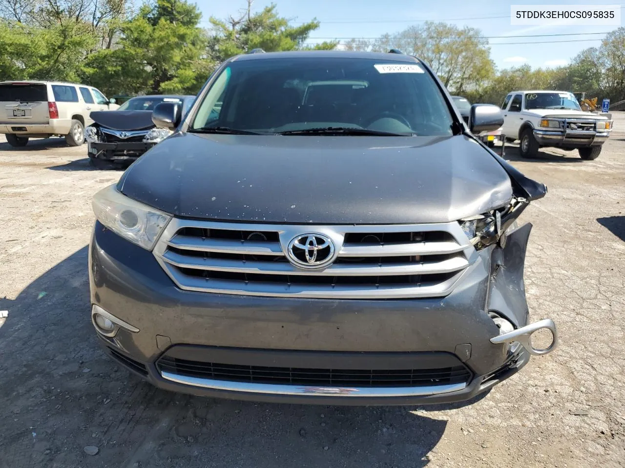 2012 Toyota Highlander Limited VIN: 5TDDK3EH0CS095835 Lot: 73032324