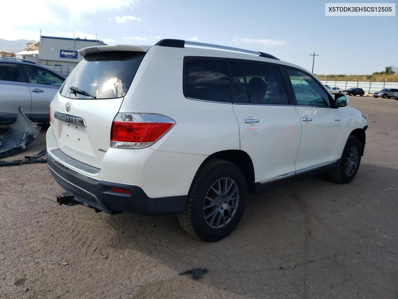 X5TDDK3EH5CS12505 2012 Toyota Highlander